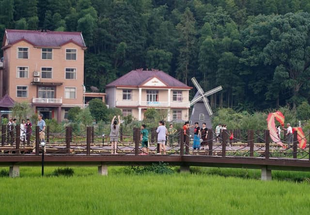 江西靖安:偏远山乡转型“避暑小镇”