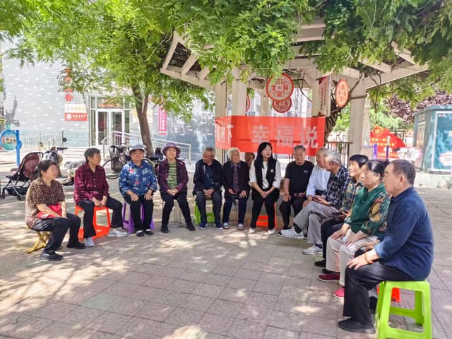 山东泰山区岱庙街道花园社区：五线谱志愿服务 奏响和谐幸福花