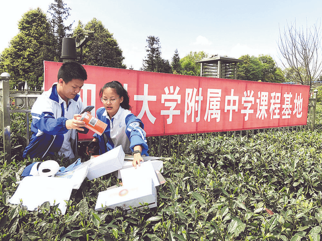 成都高中生开直播带货?这是他们的综合实践课