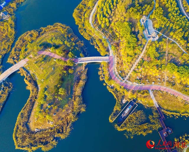 河北海兴:深秋景色美如画