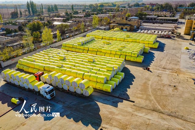 新疆呼图壁:交售新棉